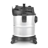 STAHLWERK Nass- und Trockensauger VCL-1200 ST | 1200 W Werkstattsauger mit 20 l Metallbehälter | Staubschüttel- und Ausblasfunktion | Kompakter Industriesauger für Werkstatt, Garage und Baustelle