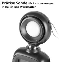 STAHLWERK 3-part measuring device set with anemometer, thermo-hygrometer and luxmeter | Perfect measurement of air speed, temperature, humidity and illuminance