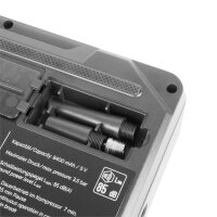 STAHLWERK PB-1400 ST | Powerbank hyppykäynnistin 400 A, 14 000 mAh | Bensiini- ja dieselmoottoreille | Liikuteltava kompressori 3,5 barin käyttöpaineella ja LED-valolla | USB-laturi ja hyppykäynnistin samassa laitteessa