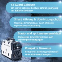 B-Ware: Schweißgerät Mini FLUX 120 ST Digital Fülldraht MMA/ARC LIFT TIG