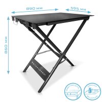 B-Ware: Schwei&szlig;tisch klappbar FWT-890 ST 890 x 595 mm mit 100 kg Tragkraft