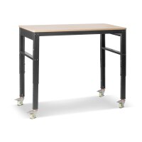 B-Ware: Werkbank mit Rollen höhenverstellbar 92-104 cm