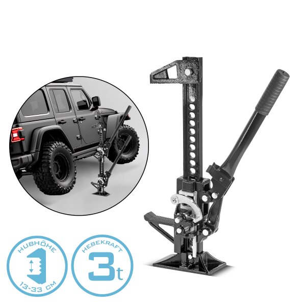 B-Ware: Zahnstangenheber 20" 3t 33cm