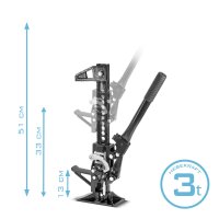 B-Ware: Zahnstangenheber 20" 3t 33cm