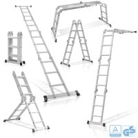 B-Ware: STAHLWERK Mehrzweckleiter ML-356-ST