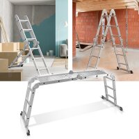 B-Ware: STAHLWERK Mehrzweckleiter ML-356-ST