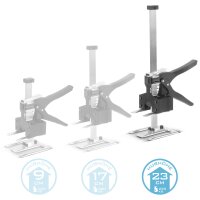 B-Ware: Hebewerkzeug 2er Set mit 220 kg Tragkraft und 23 cm Hubh&ouml;he