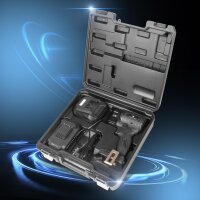 STAHLWERK ADS-190 ST cordless impact wrench | 20 volt system | Cordless wrench with brushless technology | 190 Nm impact wrench | Batteries and charger included | 1/4" hex bit holder