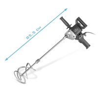 STAHLWERK Rührwerk RW-800 ST | 800 W und 500 U/min | Elektrischer Mörtelrührer | Robuste Ausführung |Stabiler Betonrührer | Farbrührer | Farbmischer | Handmischer | Handrührwerk