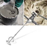 STAHLWERK Rührwerk RW-1000 ST | 1.000 W und 550 U/min | Drehzahlregelung und Rechts- Linkslauf |Elektrischer Mörtelrührer | Betonrührer | Farbrührer | Farbmischer | Handmischer | Handrührwerk