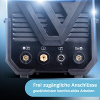 STAHLWERK AC/DC TIG 200 ST | Soldadora TIG con 200 A | Combi inverter AC/DC TIG y MMA/E-Hand | Ignici&oacute;n HF | Hotstart y anti-stick | Modo 2T y 4T | Smart cooling