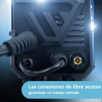 STAHLWERK Equipo de soldadura MIG/MAG 160 M Equipo combinado 5 en 1 totalmente sin&eacute;rgico con 160 amperios originales y accionamiento de 2 bobinas / hilo tubular, MIG MAG, ARC MMA, Lift TIG