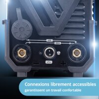 STAHLWERK DC TIG 200 ST | Poste de soudage combiné 2 en 1 | TIG MMA | 200 ampères | Allumage HF, Hotstart, Anti-Stick | Pour acier, inox, cuivre, laiton | Ne convient pas pour laluminium