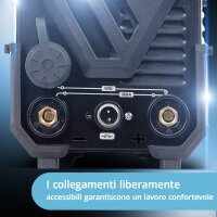 STAHLWERK DC TIG 200 ST | Saldatrice combinata 2 in 1 | TIG MMA | 200 ampere | Accensione HF, avviamento a caldo, antiaderente | Per acciaio, acciaio inox, rame, ottone | Non adatta allalluminio