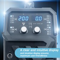 STAHLWERK CTM-250 ST Combination welding machine TIG + MIG/MAG + MMA/ARC + CUT/Plasma with 200 amp and 45 amp plasma function