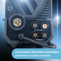 STAHLWERK CTM-250 ST Poste &agrave; souder combin&eacute; TIG + MIG/MAG + MMA/ARC + CUT/Plasma avec fonction plasma 200 amp&egrave;res et 45 amp&egrave;res