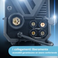 STAHLWERK CTM-250 ST Saldatrice combinata TIG + MIG/MAG + MMA/ARC + CUT/Plasma con funzione plasma da 200 ampere e 45 ampere