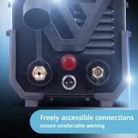 STAHLWERK plasmasnijder CUT 50 P | 45 A inverter plasmasnijder | HF pilootontsteking | digitale display | snijcapaciteit tot 15 mm | slimme koeling