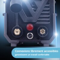 STAHLWERK D&eacute;coupeur plasma CUT 50 P | D&eacute;coupeur plasma inverter 45 A | Allumage pilote HF | Affichage num&eacute;rique | Capacit&eacute; de coupe jusqu&agrave; 15 mm | Refroidissement Smart