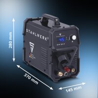 STAHLWERK Plasmaschneider CUT 50 P | 45 A Inverter-Plasmaschneider | HF-Pilotz&uuml;ndung | Digitalanzeige | Schneidleistung bis 15 mm | Smart-K&uuml;hlung