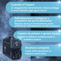 STAHLWERK Taglierina al plasma CUT 80 P Digital | Taglierina al plasma ad inverter da 80 A | accensione pilotata HF | display digitale | interfaccia THC per CNC | capacit&agrave; di taglio fino a 25 mm | taglierina al plasma con funzione 2T/4T