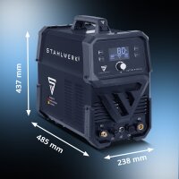 STAHLWERK Plasmaschneider CUT 80 P Digital | 80 A Inverter-Plasmaschneider | HF-Pilotzündung | Digitalanzeige | THC-Schnittstelle für CNC | Schneidleistung bis 25 mm | Plasma Cutter mit 2T/4T-Funktion