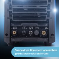 STAHLWERK Découpeur plasma CUT 100 Pro | Découpeur plasma Inverter 100 A | Allumage pilote HF | Affichage numérique | Interface THC pour CNC | Capacité de coupe jusquà 44 mm | Découpeur plasma avec fonction 2T/4T