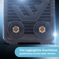 STAHLWERK ARC 160 MD Elektroden-Schwei&szlig;ger&auml;t DC MMA, E-Hand, Lift-TIG Welder | Stufenlos regelbar | Echte 160 Ampere | Sehr kompakt und leicht | Hot-Start, Anti-Stick, Smart-K&uuml;hlung | IGBT-Technologie