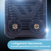 STAHLWERK ARC 200 MD Saldatrice digitale a elettrodo DC MMA / MMA, Lift-TIG | 200 ampere reali | Display digitale con menu | Hotstart, Anti-Stick, ARC-Force, VRD | Raffreddamento intelligente | Tecnologia IGBT