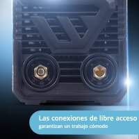 STAHLWERK ARC 200 MD M&aacute;quina de soldar digital con electrodo DC MMA / MMA, Lift-TIG | 200 amperios reales | Pantalla digital con men&uacute; | Hotstart, Anti-Stick, ARC-Force, VRD | Refrigeraci&oacute;n inteligente | Tecnolog&iacute;a IGBT