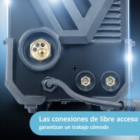 STAHLWERK MIG MAG 200 ST soldador de arco digital | inversor con 200 A, funci&oacute;n de punto, alimentaci&oacute;n de hilo sin&eacute;rgica, FLUX y MMA | funci&oacute;n ARC