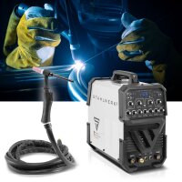 STAHLWERK AC/DC WIG 200 Puls ST | WIG-Schwei&szlig;ger&auml;t mit 200 Ampere | AC/DC WIG und MMA/E-Hand Kombi-Inverter | 2T / 4T-Modus | D&uuml;nnblech geeignet | AC-Modus f&uuml;r Aluminium | Hotstart und Anti-Stick