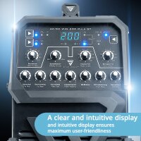 STAHLWERK AC/DC TIG 200 Pulse ST | TIG-svejser med 200 ampere | AC/DC TIG- og MMA/E-Hand-kombinationsinverter | 2T/4T-tilstand | velegnet til tynde metalplader | AC-tilstand til aluminium | Hotstart og anti-stick