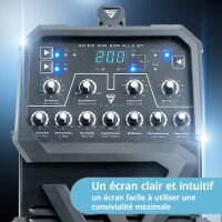 STAHLWERK AC/DC TIG 200 Puls ST | Poste &agrave; souder TIG de 200 amp&egrave;res | Inverseur combin&eacute; TIG AC/DC et MMA/E-Hand | Mode 2T / 4T | Convient aux t&ocirc;les fines | Mode AC pour laluminium | Hotstart et Anti-Stick