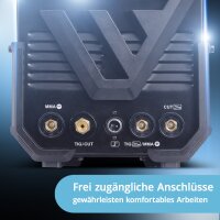 STAHLWERK Schwei&szlig;ger&auml;t AC/DC WIG 200 CUT ST - Kombi 200 A WIG MMA Schwei&szlig;ger&auml;t mit 45 A CUT Plasmaschneider, ALU geeignet