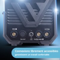 STAHLWERK Poste de soudage AC/DC TIG 200 CUT ST - Poste de soudage combin&eacute; 200 A TIG MMA avec d&eacute;coupeur plasma 45 A CUT, adapt&eacute; &agrave; lALU