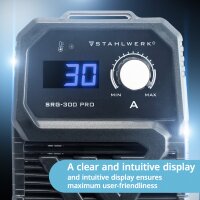 STAHLWERK SRG 300 Pro | Elektrochemisch lasnaadreinigingsapparaat met 10-30 A | Compact en krachtig | Elektrolytisch lasnaadbeitsapparaat voor passiveren en lasnaadafwerking
