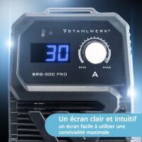 STAHLWERK SRG 300 Pro | Appareil de nettoyage électrochimique des cordons de soudure avec 10-30 A | Compact et puissant | Appareil de décapage électrolytique des cordons de soudure pour la passivation et la finition des soudures