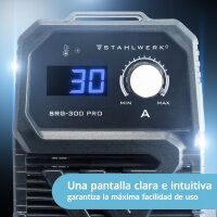 STAHLWERK SRG 300 Pro | Dispositivo electroquímico de limpieza de cordones de soldadura con 10-30 A | Compacto y potente | Dispositivo electrolítico de decapado de cordones de soldadura para pasivado y acabado de cordones de soldadura