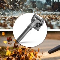 STAHLWERK 2 in1 Mini-Akku-Laubbl&auml;ser und Sauger MAG-20 ST | 20 Volt Akku-Laubbl&auml;ser mit 2Ah f&uuml;r Garten und Stra&szlig;e | Brushless-Staubsauger f&uuml;r Werkstatt und Auto | Kompaktbl&auml;ser 98 m/s | 0-18.000 U/m