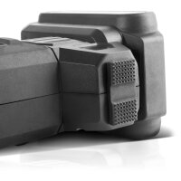 STAHLWERK accu-luchtcompressor ADK-20 ST|72 watt vermogen en 2 Ah accu | minicompressor voor het oppompen van banden, ballen | elektrische luchtpomp met digitale display en licht | luchtcompressor