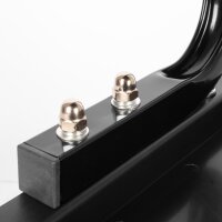 STAHLWERK werkplaatskruk MWH-118 ST | 118 kg draagvermogen | mobiele werkplaatsstoel | werkplaatsstoel | mobiele kruk | werkkruk | werkplaatsstoel met lichtlopende zwenkwielen en opbergvakken