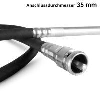 STAHLWERK BR-2300 ST Compacteur à béton | 2 300 watts à 4 000 tr/min | Bouteille vibrante Ø 35 mm | Kit de 600 cm de tuyau | Vibrateur à béton puissant | Tuyau vibrant pour murs, plafonds, fondations