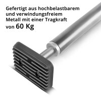 STAHLWERK Montagestütze | 60 kg Tragkraft | Leicht ausziehbare Baustütze 160–290 cm | Trockenbaustütze und praktische Montagehilfe | Für präzises Positionieren und Stützen beim Innenausbau