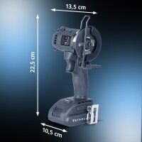 STAHLWERK MAW-20 ST mini cordless angle grinder with 2000 mAh battery | Hand-held angle grinder for cutting metal, tiles and wood | Electric mini saw with brushless technology