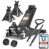 STAHLWERK jack and jacking stand set | 3 t load capacity...