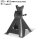STAHLWERK jack and jacking stand set | 3 t load capacity | hydraulic maneuvering jack and 2 height-adjustable jacking stands | car jack with double lifting piston for cars, SUVs & vans