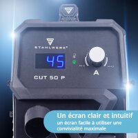 STAHLWERK Poste &agrave; souder AC/DC TIG 200 ST Digital | Poste &agrave; souder combin&eacute; 3 en 1 | Fonction Spot | Fonction Clean int&eacute;gr&eacute;e | Inverseur TIG/MMA de 200 A adapt&eacute; &agrave; laluminium | R&eacute;glable &agrave; distance | Panneau de commande num&eacute;rique
