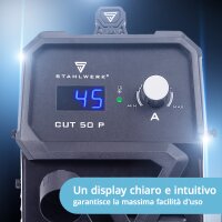 STAHLWERK AC/DC TIG 200 ST Saldatrice digitale | Saldatrice combinata 3 in 1 | Funzione spot | Funzione clean integrata | Inverter TIG/MMA compatibile con alluminio con 200 A | Telecomando | Pannello di controllo digitale