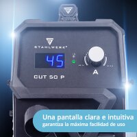 STAHLWERK AC/DC TIG 200 ST Soldadora digital | Soldadora combinada 3 en 1 | Funci&oacute;n de puntos | Funci&oacute;n de limpieza integrada | Inversor TIG/MMA compatible con aluminio con 200 A | Mando a distancia | Panel de control digital